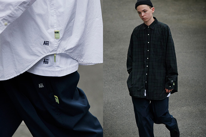 贅沢 ssz 2p AH Dill a.h NAVY ssz hasegawa akio trousers beams