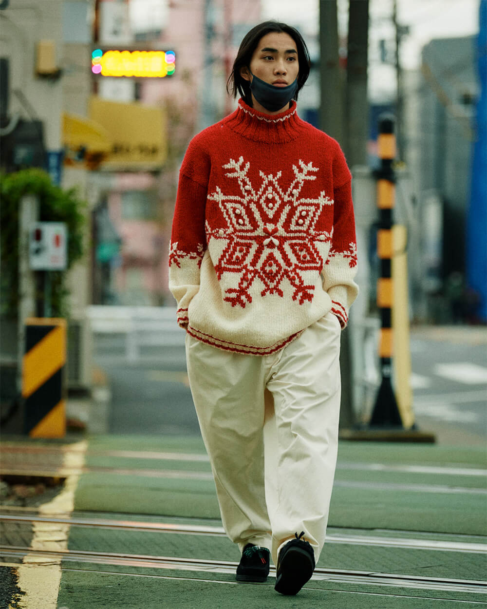 A.H / AH.H SWEATER 002 M ビッグセーター長谷川昭雄 - トップス