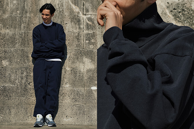 中々出回らないネイビーですSSZ AH LOS ANGELES APPAREL NAVY セットアップ