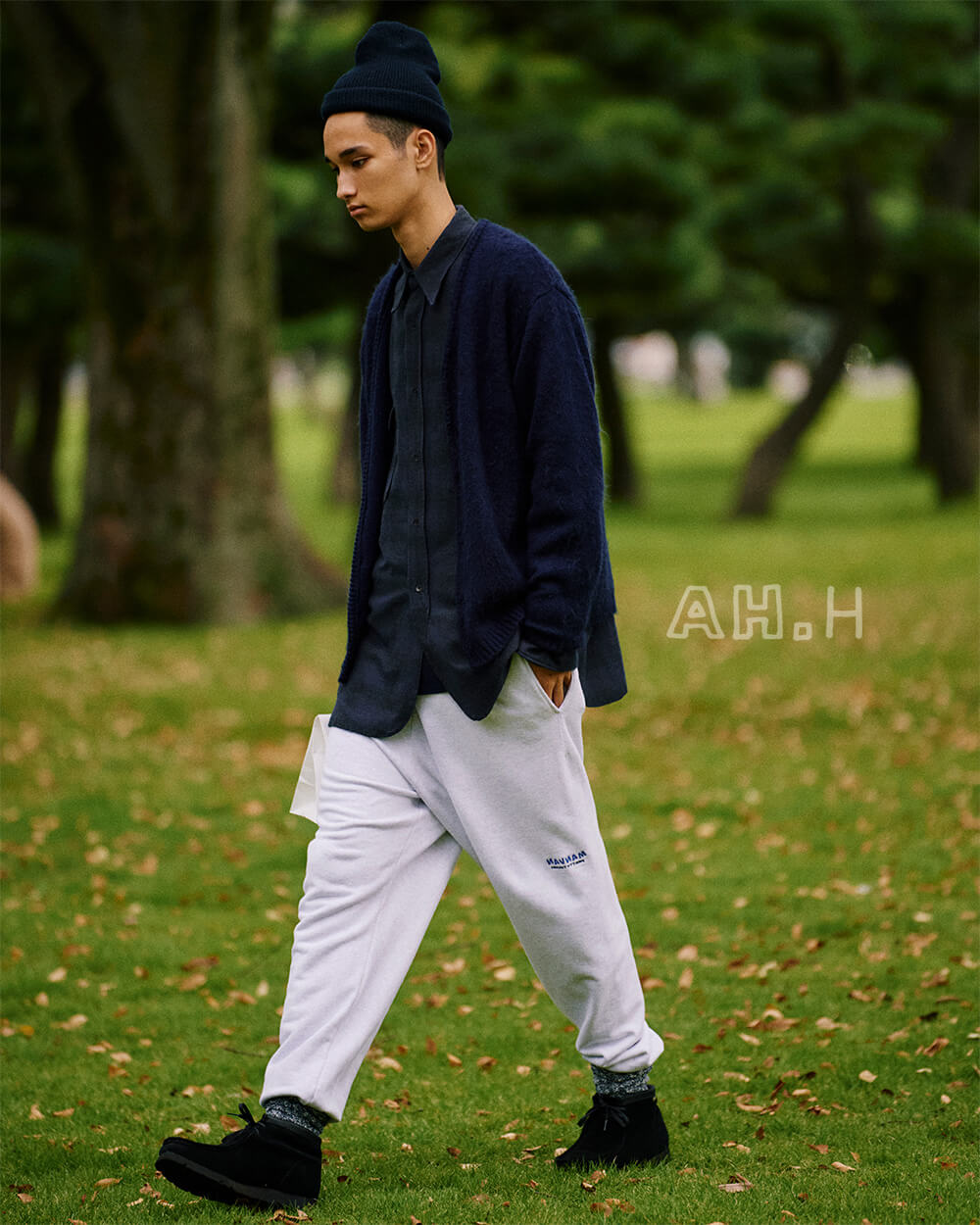 mocT×AH.H ×PAJA STUDIOリバーシブルスウェットパンツ 2XL | www