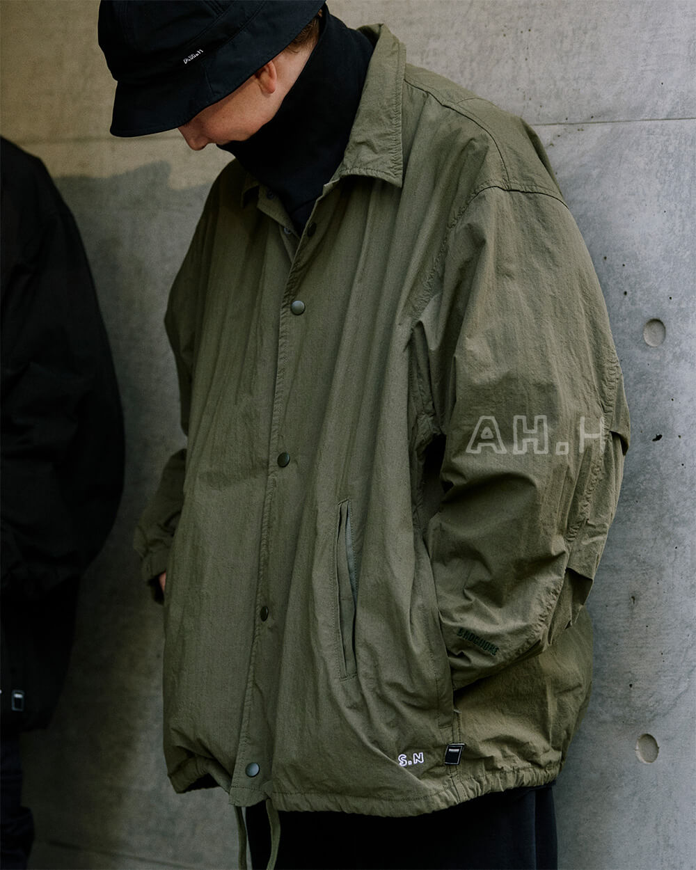 ASW HOODED COACH JACKET 長谷川昭雄 ah.h ennoy 絶妙なデザイン 6000